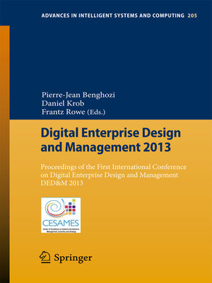 cover image of Digital Enterprise Design and Management 2013